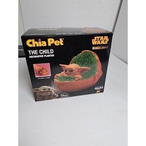 New Star Wars The Mandalorian The Child Baby Yoda Chia Pet Decorative Planter